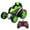 Green, variant on Remote Control Car Toys: Double Sided RC Cars Outdoor Toy for 4 5 6 7 8 9 10 Year Old Boys Girls Ages 5-7 Christmas Birthday Gifts Rechargeable Upright Stunt Car 360° Flip 4WD Gifts Age 4-6-13
