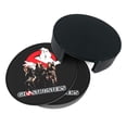 thumbnail image 3 of Movie Ghostbusters Round Coaster Set Of 6 Tabletop Protection Mats Leather Drink Cup Coasters Kitchen Coffee Decor, 3 of 8