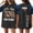 Dark Gray, variant on Womens Denim Shirt Independence Day 1776-2026 Denim Short Sleeve Patriotic T Shirts Crew Neck Casual Trendy Outfits Navy M