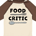 thumbnail image 4 of Inktastic Food Critic with Fork and Spoon Boys or Girls Long Sleeve Baby Bodysuit, 4 of 5