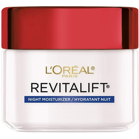L'Oreal Paris Skin Care, Revitalift Anti-Wrinkle & Firming Night Cream Face Moisturizer With Pro-retinol, Paraben Free, 2.5 Ounce