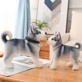 thumbnail image 5 of LIWEN 25/30cm Puppy Stuffed Toy Lying Posture and Sitting Postures Cozy Touch Desktop Ornament Cute Simulation Husky Dog Plush Toys Living Room Decoration, 5 of 8
