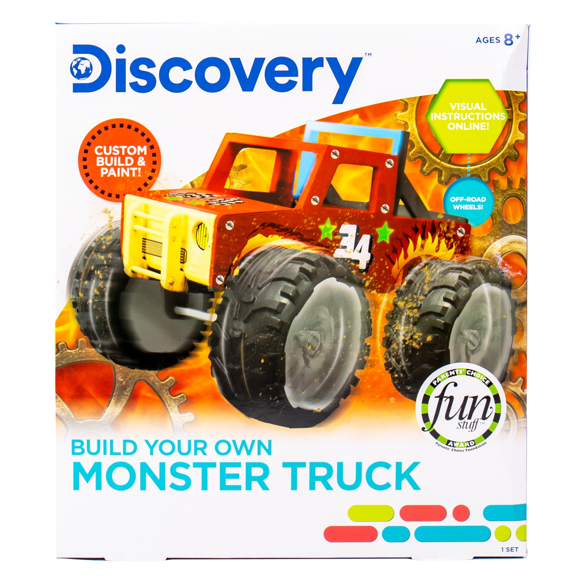 Discovery Build Your Own Monster Truck, Arts & Craft Kit For Kids Age 8+