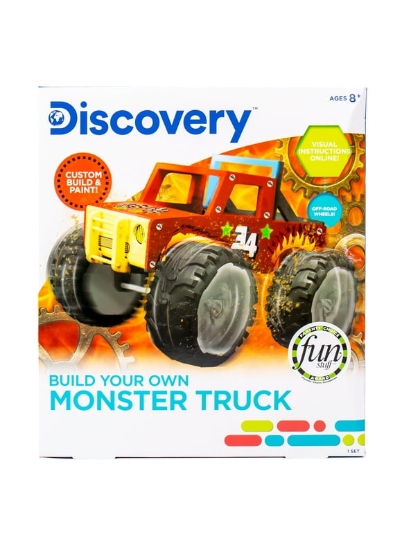 Discovery Build Your Own Monster Truck, Arts & Craft Kit, Child, Ages 8+