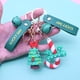 thumbnail image 2 of Llaveros De Navidad Árbol De Navidad Adornos Colgantes Colgante 3D Muñeco De Nieve Papá Noel Reno Llaveros Para Regalos De Navidad Favores De Fiesta 7 Unids Noticed AP006079-00, 2 of 6