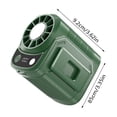 thumbnail image 3 of BotaniNest Portable Wearable On Fan Hands Personal Fan With USB Rechargeable Battery For Outdoor Indoor Activities, 3 of 5