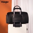 thumbnail image 5 of Wrangler Travel Duffel Bag Large Capacity Leather Luggage Bag for Women Stylish and Durable Travel Bag, Black, 5 of 7