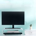 thumbnail image 4 of ETHZZLE White Computer Monitor Stand with Storage Base, Smooth Rounded Edges, Design, and High Weight Capacity, 4 of 8