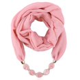 thumbnail image 4 of Collier Pendentif pour Femmes, Collier en Coton et Lin, Foulard Pendentif, Style Ethnique, Collier Doux, 4 of 9