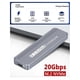 thumbnail image 2 of 20Gbps M.2 NVME SSD Enclosure with USB 3.2 Gen 2X2, 2 of 5