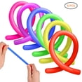 thumbnail image 3 of 6 Pcs/set Colorful Relieve Stress Stretchy String Sensory Toys Good for Kids, 3 of 7
