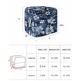 thumbnail image 6 of Navy Blue Spring Floral Stand Mixer Dust Cover with Storage Pocket & Handles,Summer Flowers Watercolor Botanical Fits All Tilt Head & Bowl Lift Kitchen Appliance Cover Accessories,4.5-5 Quart, 6 of 6