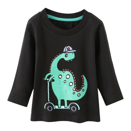 

Toddler Boys Girls Long Sleeve Dinosaur Prints T Shirt Tops Clothes Boys Muscle Tee Big Boy Boys Size 8 Tops Kids Sleeveless Workout Shirt Boys Dance Shirt Boys Athletic Shirts Pack Shirt Small Place