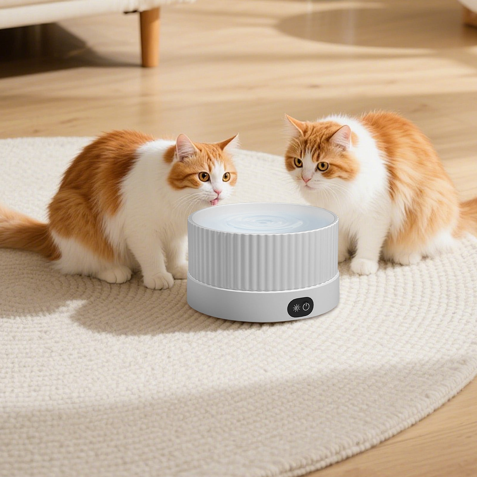 1Pc Heated Pet Water Bowl with Constant Temperature Dispenser - Constant Temperature Water Dispenser,Automatic Warming Dish,Thermostatic Control Heated Ceramic Water Bowl For Cats And Dogs,G,6x3.5"