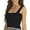 Black, variant on Womens Ribbed Crop Top 2024 Square Neck Sleeveless Sexy Summer Knit Tops Basic Tank Tops