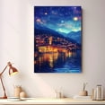 thumbnail image 2 of Lugano Travel Starry Night Canvas Print, Switzerland Canvas Wall art, Lugano Map Canvas, Switzerland Travel Art Picture Print -96AZ794, 2 of 2