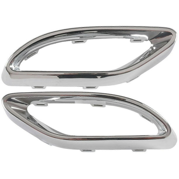 1 Pair Rear Exhaust Pipe Trim Bezel Fit for Mercedes W177 a W238 E W205 C 2058852221,2058852321