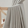 thumbnail image 4 of NICETOWN Linen Curtains & Drapes for Living Room 84 inch Length 2 Panels, Pinch Pleated Heat/Light Blocking Room Darkening Curtains Thermal Insulated Window Drapes for Bedroom, Angora, W50 x L84, 4 of 10
