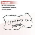 thumbnail image 5 of Unique Bargains 1 Set VS50769R Engine Valve Cover Gasket for Saturn Aura 2008-2009 for Chevrolet HHR 2006-2011, 5 of 6
