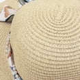 thumbnail image 7 of Diufon Wide Brim Straw Hat for Women Trendy Pearls Hem Outdoor Beach Sun Hats Holiday Style Cap with Bow, 7 of 7