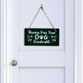 thumbnail image 3 of Always Kiss Your Dog Goodnight 5x10 Hanging Plus Wall or Door Sign | Funny Home Décor, 3 of 7