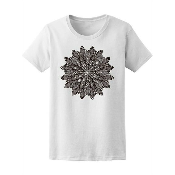 Beautiful Mandala Snowflake Tee Women's -Image by Shutterstock