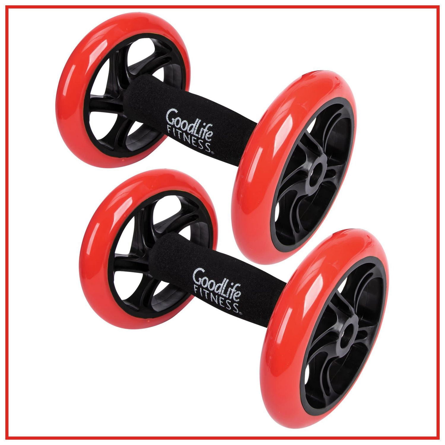 GoodLife Fitness Roues pour abdominaux pro - ensemble de 2