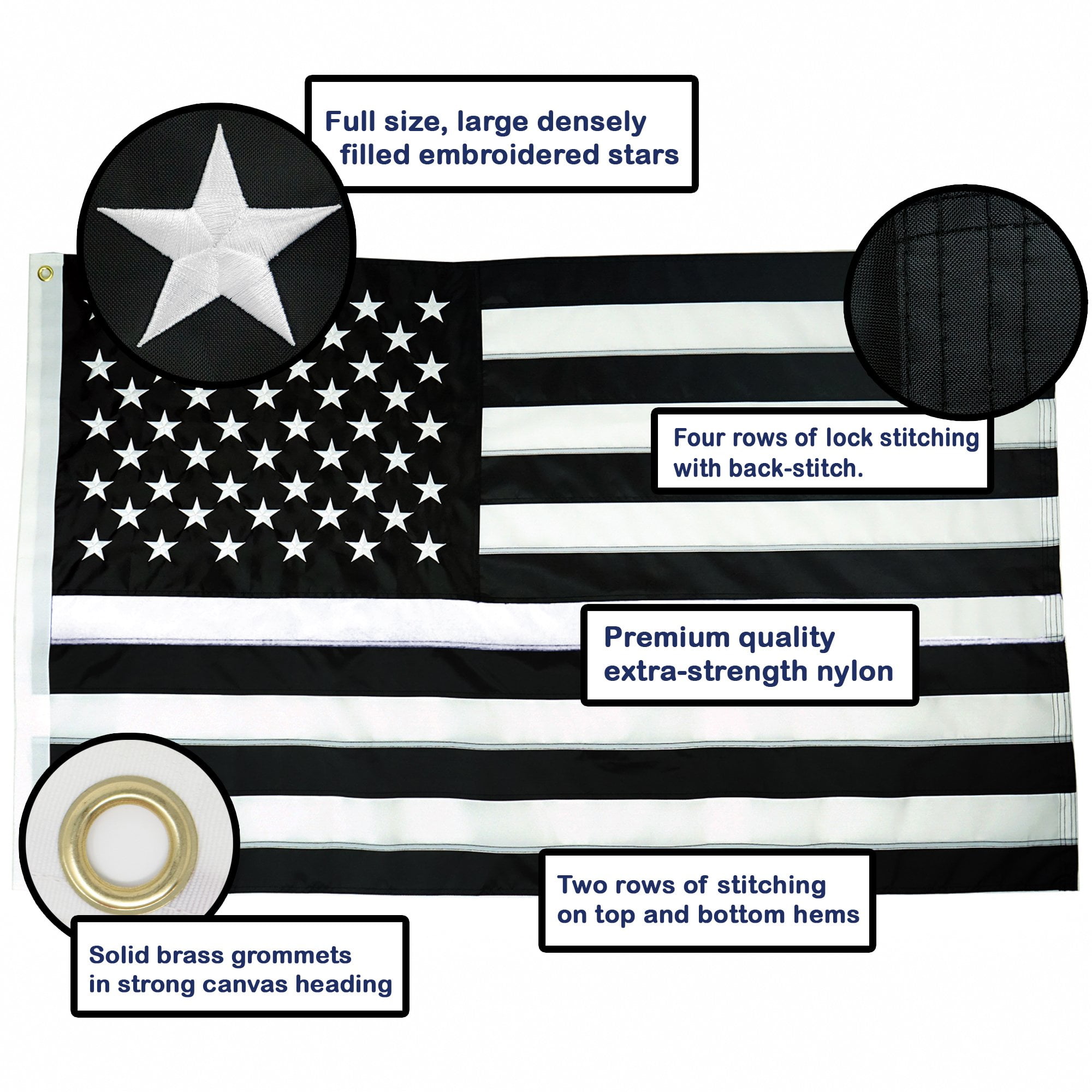 What Does a Black and White American Flag Mean? – BestFlag