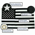 thumbnail image 4 of Jetlifee Black and White American Flag, 3x5 ft America Flag USA Flag 270D Polyester, 4 of 5