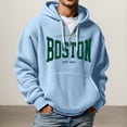 thumbnail image 1 of MHFRRA Sudadera con Capucha, Suave, Cómoda, Estilo Jersey para Uso Informal Al Aire Libre, Ligera, Deportiva, con Cremallera Azul, 1 of 3