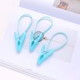 thumbnail image 2 of 60Pcs Clothes Peg Clip Pins,Multicolor Rope Clip Hanging Clothes line Windproof Hanger Sock Clothes Drying Peg PP Plastic Clips Hooks,Random Color, 2 of 5