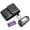 A-Black, variant on Last Chance 1X Storage Bag,Oximeter Storage Bag Crocodile Pattern Black,Finger Clip Oximeter Leather Oximeter Bag Protective Bag Portable Bag