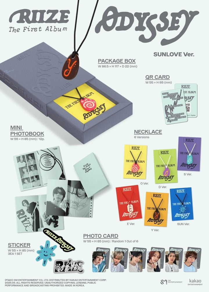 RIIZE - [ODYSSEY] 1st Album PACKAGE EARTH Version - Walmart.com