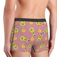 thumbnail image 5 of Balery Avocado And Sun Men's Boxer Briefs, Soft and Breathable Cotton Underwear with nylon Waistband-Small, 5 of 9