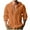 Yellow, variant on Lumeqa Mens Cotton Linen Hoodies Long Sleeve Button Down Shirts Casual Hawaiian Beach Yoga Sweatshirts