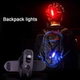 thumbnail image 4 of Luz trasera recargable por USB, luz trasera para bicicleta superbrillante e impermeable, luz de advertencia de seguridad, lámpara trasera LED para montaña, 4 of 5