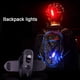 thumbnail image 4 of Luz trasera recargable por USB, luz trasera para bicicleta superbrillante e impermeable, luz de advertencia de seguridad, lámpara trasera LED para montaña, 4 of 5