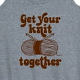thumbnail image 3 of Instant Message - Get Your Knit Together - Women's Racerback Tank Top, 3 of 6