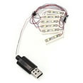 thumbnail image 1 of Lámpara Tipo Barra de Carga USB Con Luz LED ABS Con Ladrillos de DecorAción Brillantes para Modelo, 1 of 7