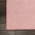 thumbnail image 5 of Unique Loom Solid Gava Solid Gava Rug Pink 3' 3" x 5' 3" Solid Comfort Perfect For Living Room Bed Room Dining Room Office, 5 of 5