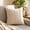 Beige, variant on Soft Fabric cushion Cover, 17.72in Streamlined Perpendicular Bar Soft Pile Fabric Pillow Cover, Decorative Washable Couch Cushion Cover for Living Room Bedside Window,Cushion Insert Not Included