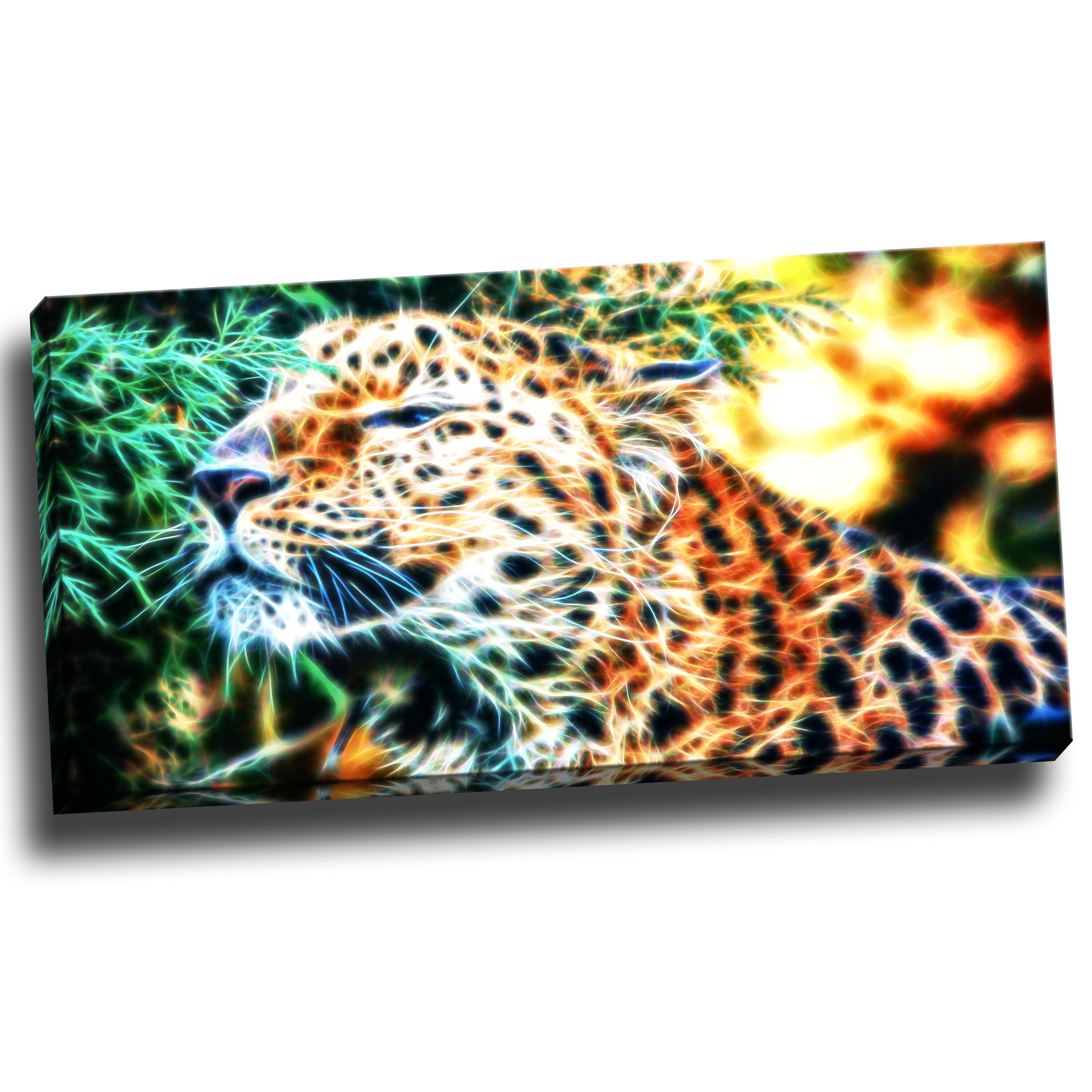 Design Art Beautiful Cheetah Animal Single Panel Canvas Wall Art