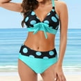 thumbnail image 1 of Traje de Baño Mujer Conjunto de Bikini Acolchado de Talla Grande Para Mujer, Tankini de Playa Con Parte Inferior de Cintura Alta, Trajes de Baño Para Mujer, Conjunto de Tankinis., 1 of 4