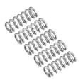thumbnail image 1 of Unique Bargains Compression Spring, 5 Pack 304 Stainless Steel, 6mm OD, 1mm Wire, 15mm Length, 1 of 6