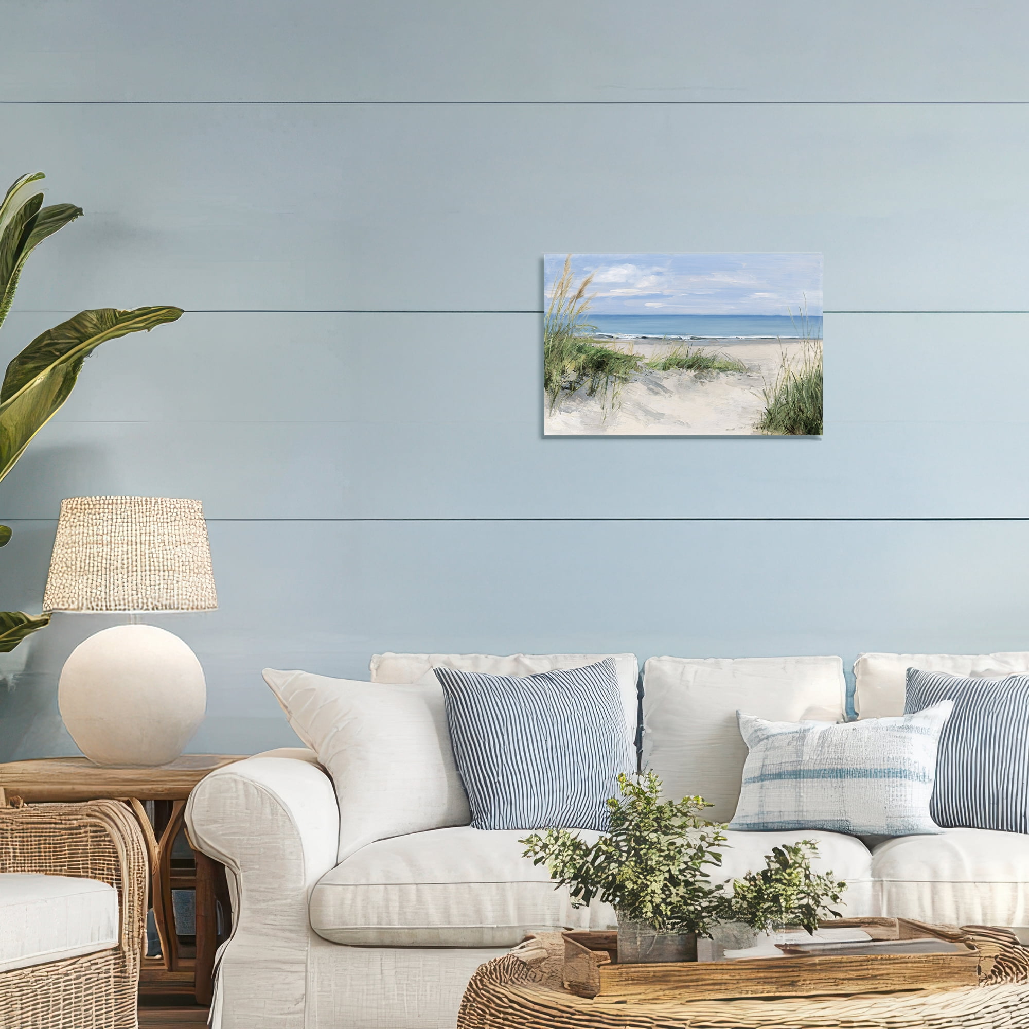 Stupell Industries Tall Grasses by Beach Coast Canvas Wall Art, design by Sally Swatland