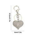 thumbnail image 2 of WNEXOPE Valentine's Day Love Keychain - Heart Shaped Peach Design | Multifunctional Backpack Pendant & Holiday Gift for Daily Decoration, 2 of 6