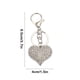 thumbnail image 3 of Llavero de Corazón y Melocotón para San Valentín | Llavero de Aleación con Forma de Corazón para Mochila, Bolso y Móvil | Regalo Romántico para Parejas | 9,5 X 4 Cm | Rosa, Rojo, Blanco, Dorado, 3 of 6