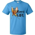 thumbnail image 3 of Inktastic Illinois Girl- Butterfly T-Shirt, 3 of 5