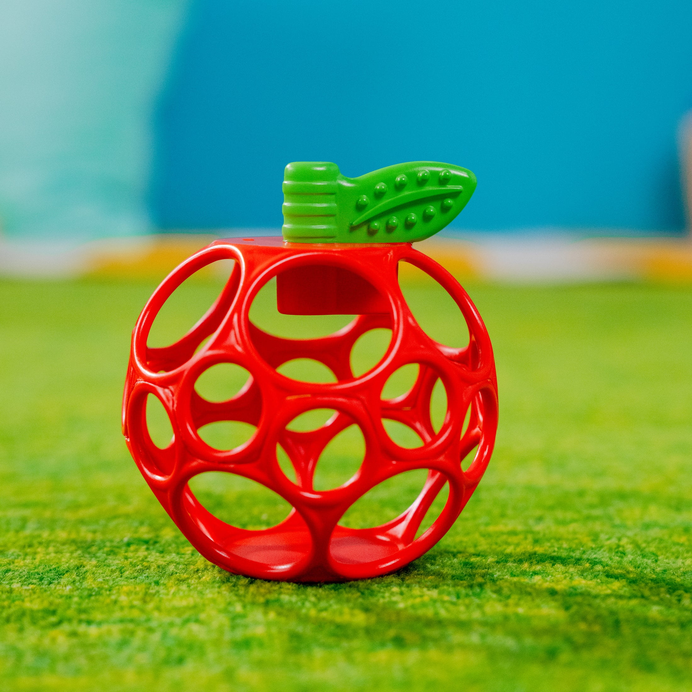 Bright Starts Oball Hold My Own Apple Teether Toy, Unisex, Newborn