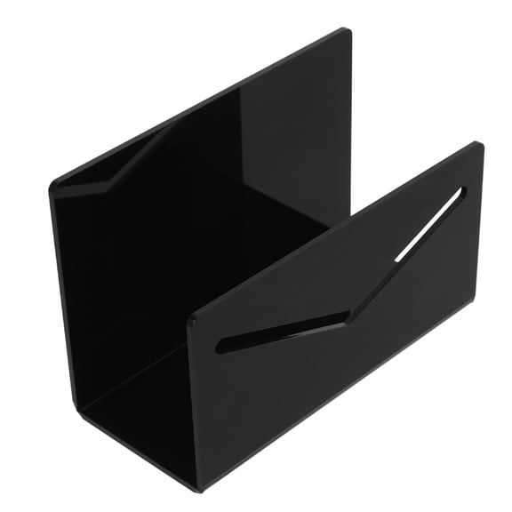 Acrylic Mail Organizer for Storage Use Sturdy Black Design Fits Documents Letters Envelopes 1 Piece